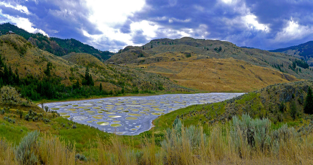 Magnificent Spotted Lake due to various minerals
