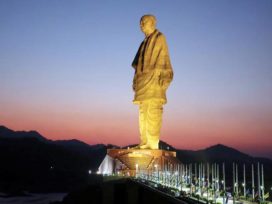 The world famous statue of unity