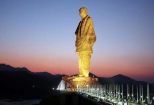 The world famous statue of unity