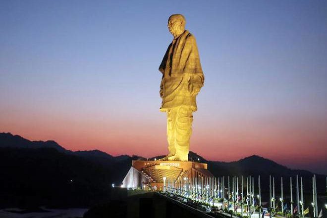 The world famous statue of unity