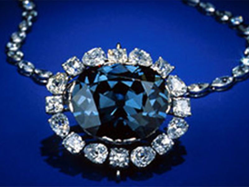 The Hope Diamond with its curse