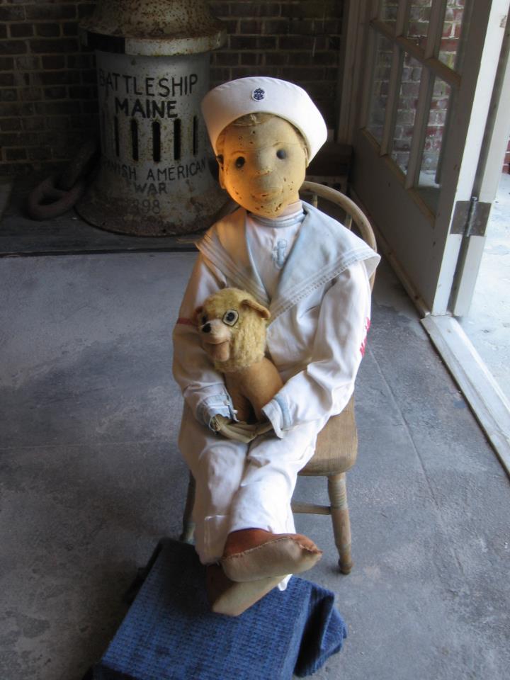 Robert The Doll with his Dog
